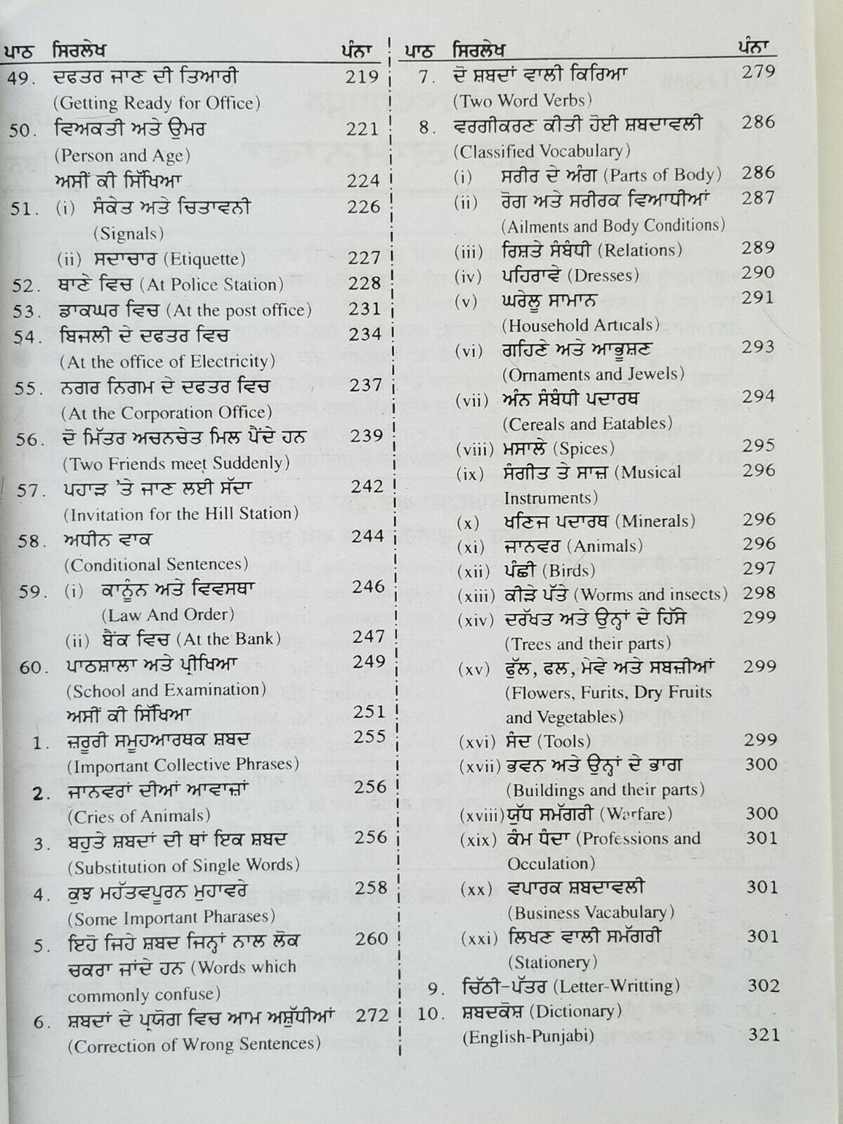 English Speaking Learning Course Perfect Easy Learning Punjabi to English in 60 days B65