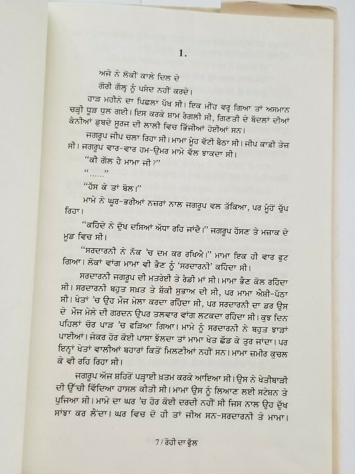 Rohi da Phull Punjabi Fiction Novel Book Buta Singh Shaad Panjabi Story New B17