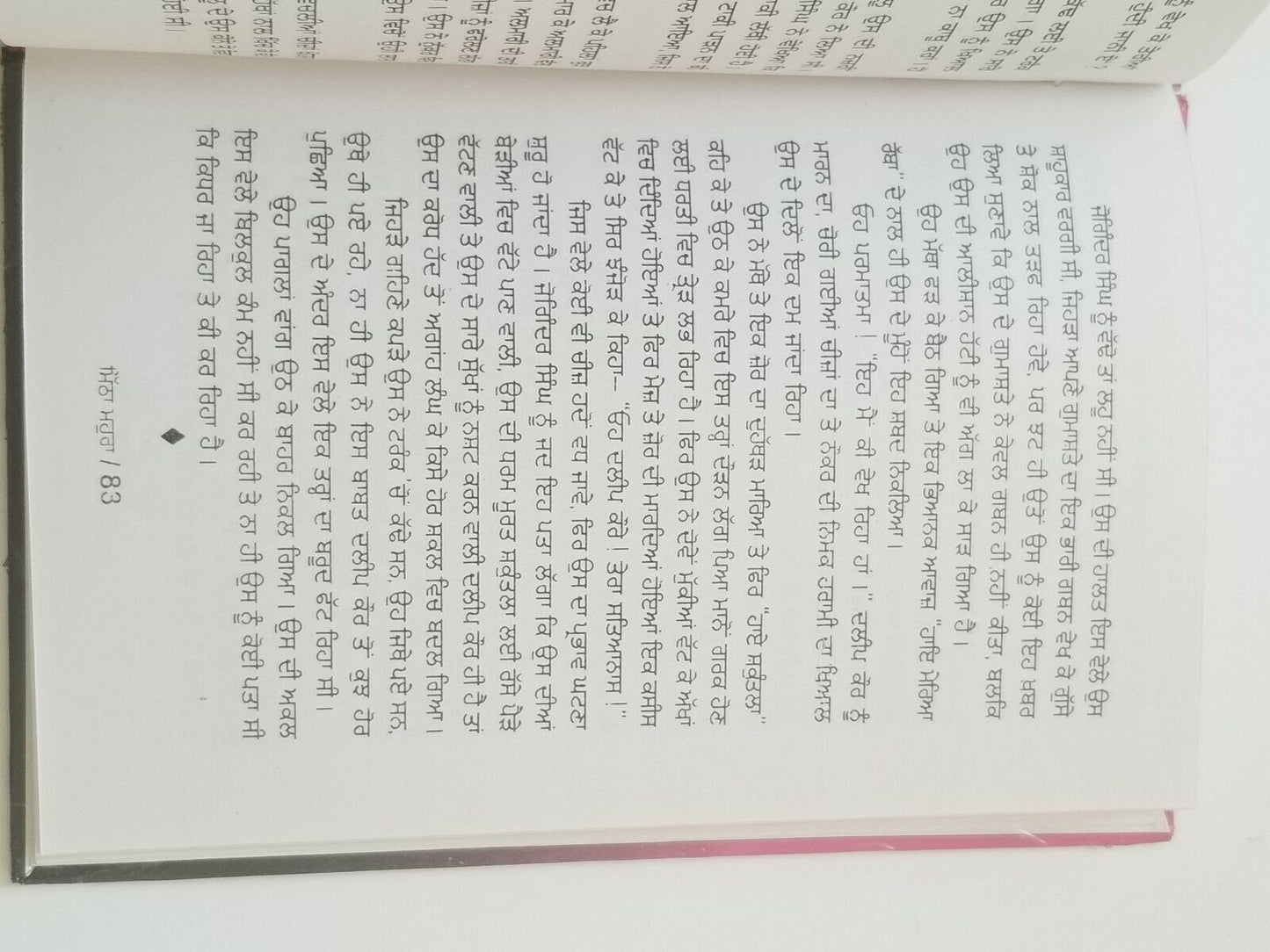 Mitha mahura mohra nanak singh novel indian punjabi reading literature book b41