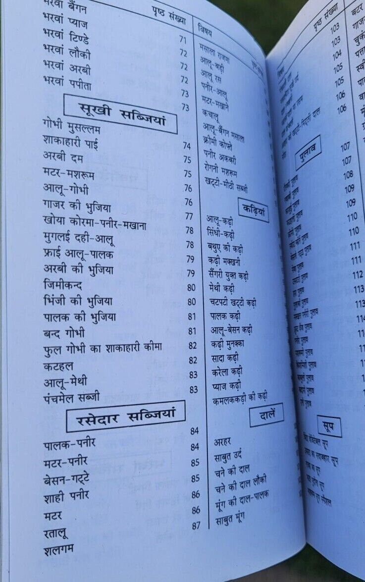 Pradeep indian cooking rasoi book with detailed simple instructions in hindi mk