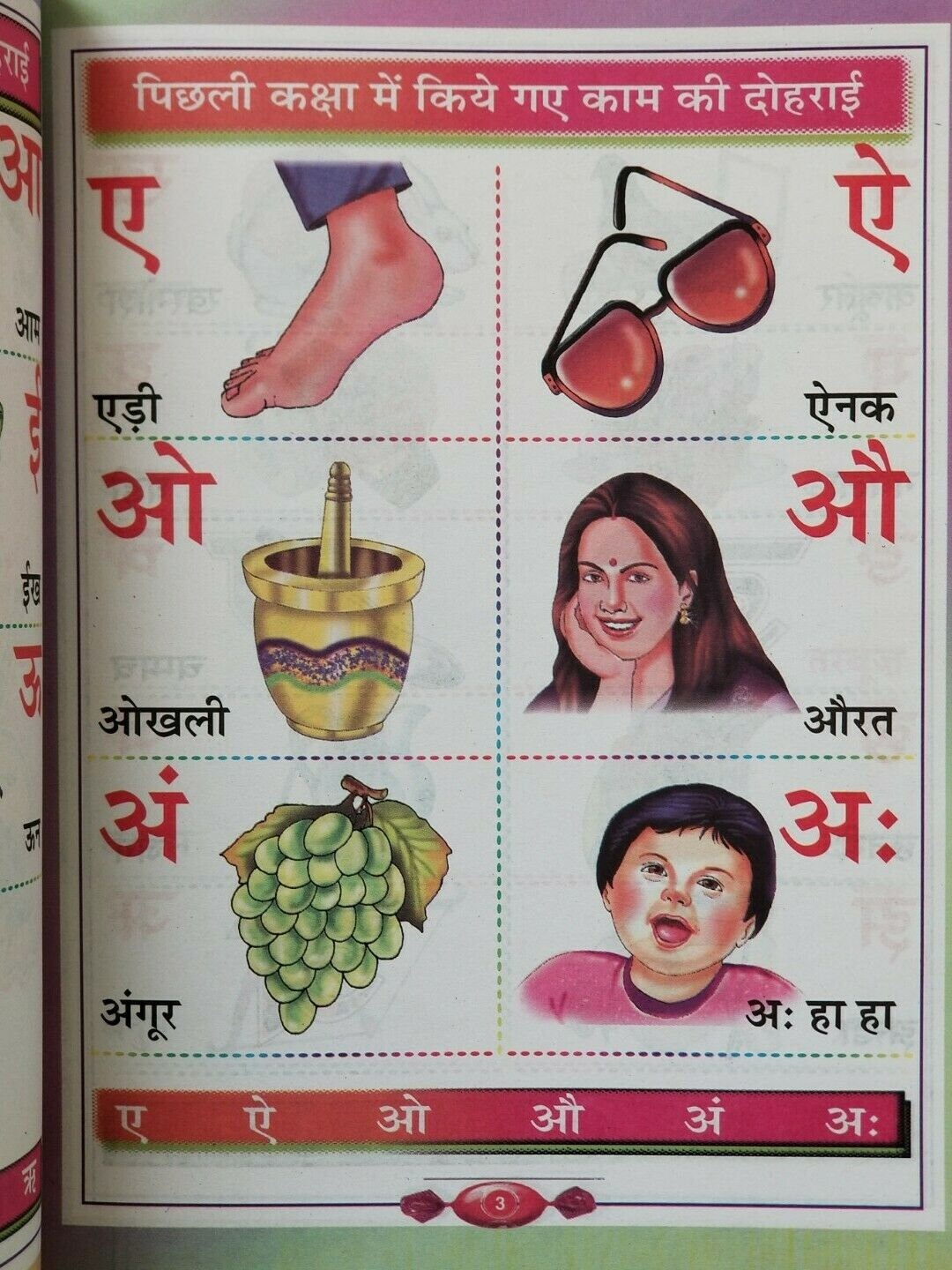 Learn Hindi Language Formation of words Shabad Gayan Giyan 1st Book India Kaida