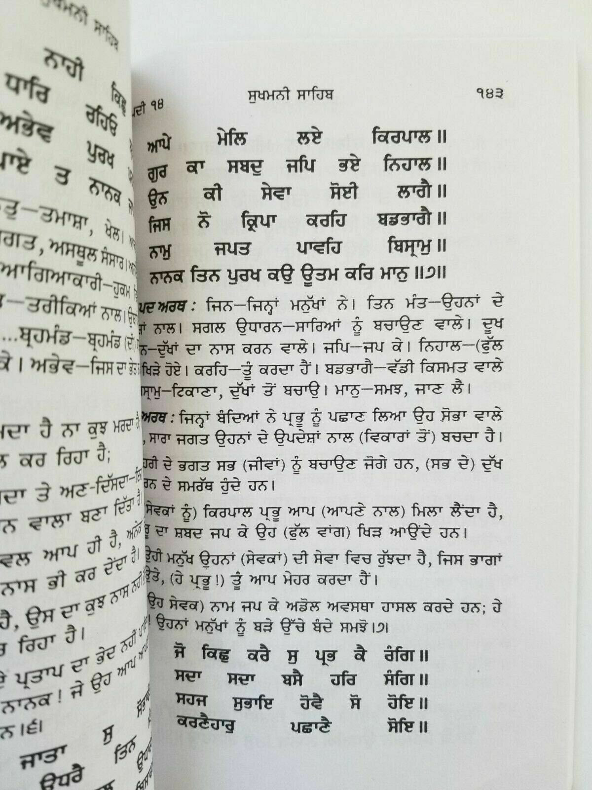 Sukhmani sahib steek sikh sukhmanee book professor sahib singh punjabi b28