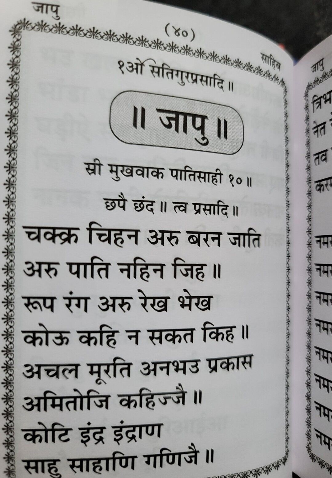 Small Sikh Nitnem Gutka Sahib Ji Hindi Jap Ji Jaap Rehras Anand Sohila Bani Book VVV35
