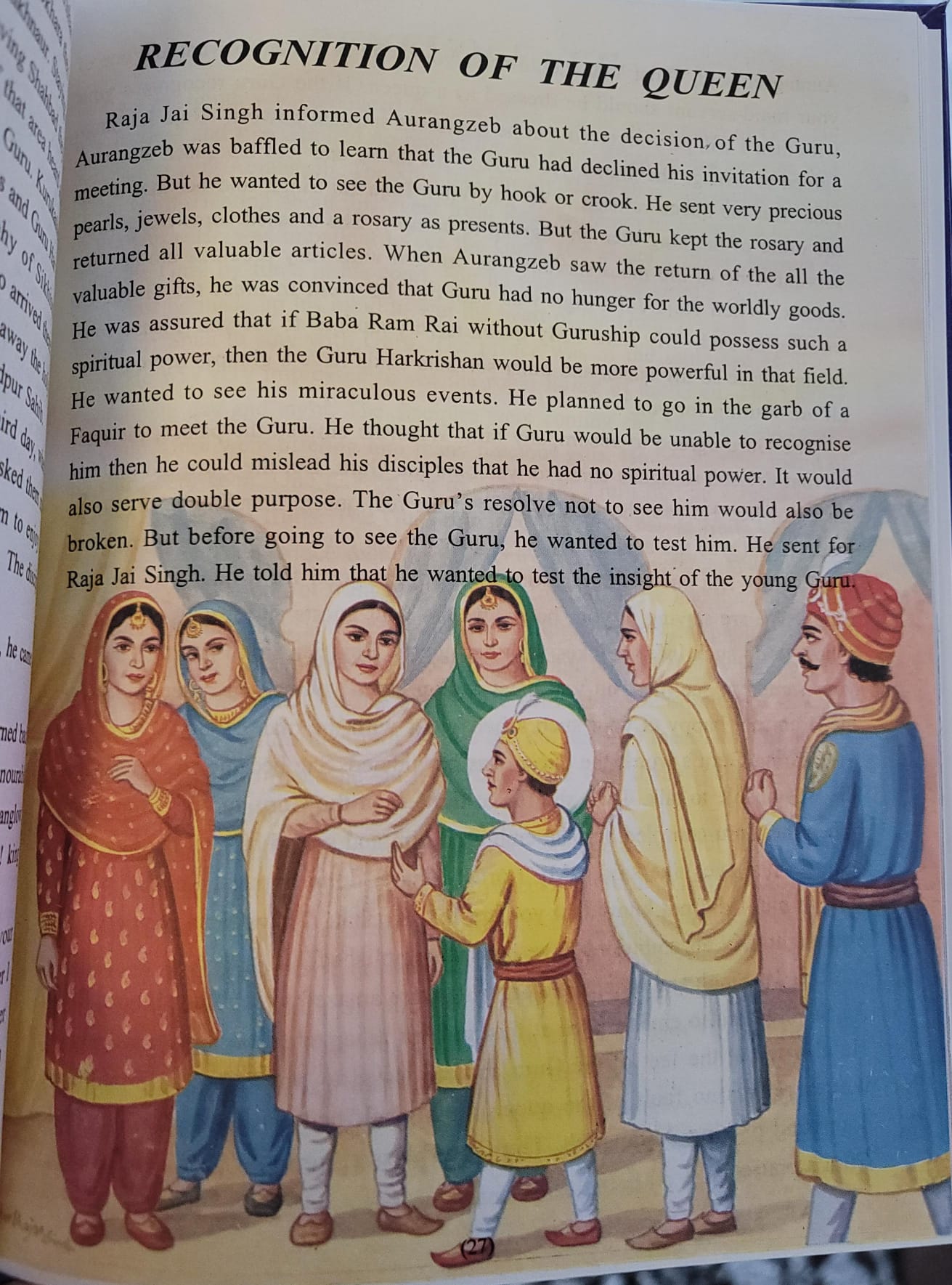 Sikh Kids Illustrated Life Stories of Guru Har Krishan Teg Bahadur English Book