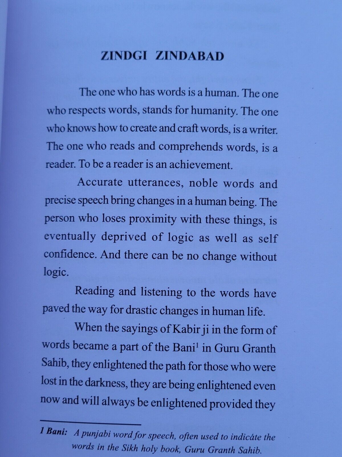 Zindagi zindabad Motivational Book by Rana Ranbir in English Literature New B31