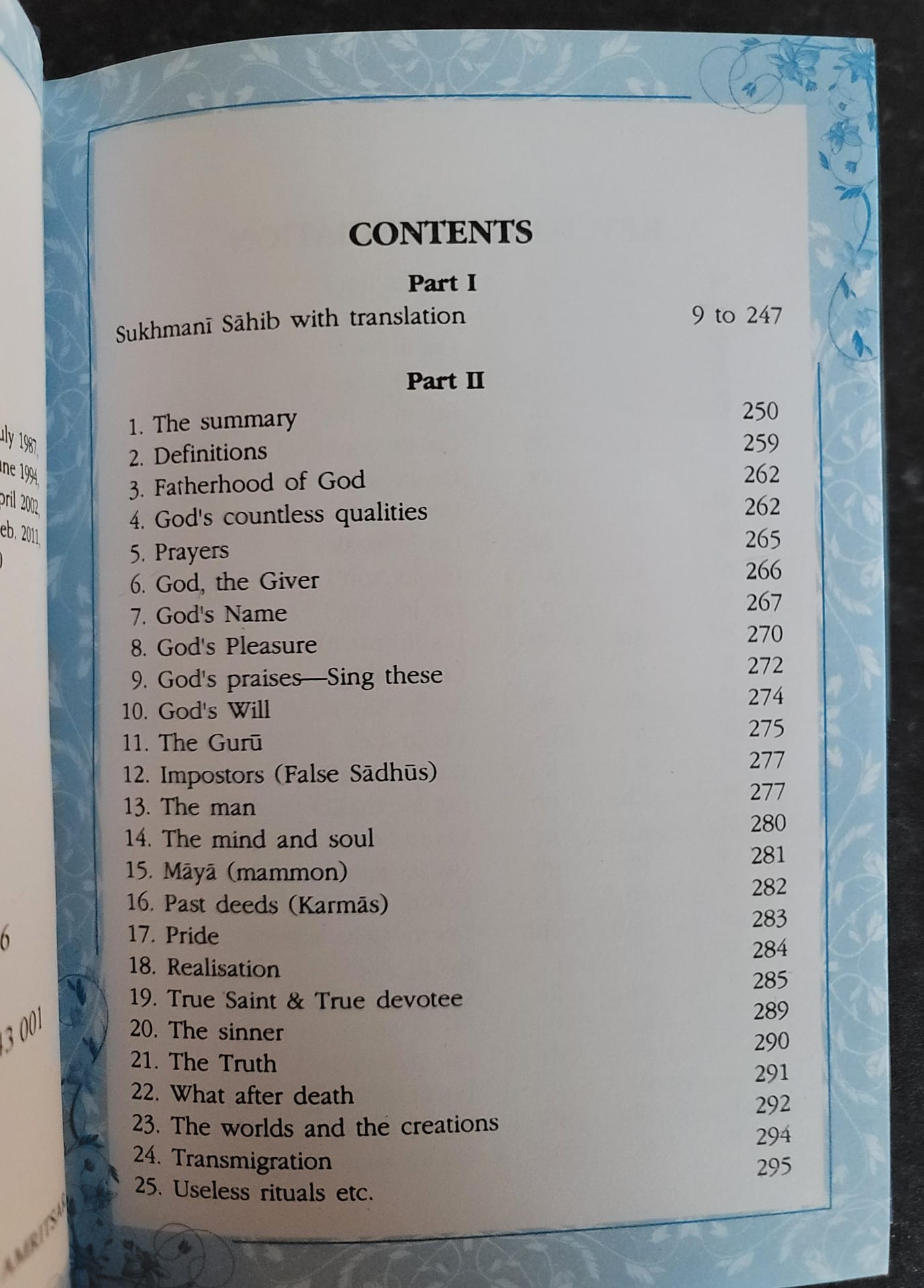 Sacred sukhmani banis harbans singh doabia gurmukhi transliteration english MJ