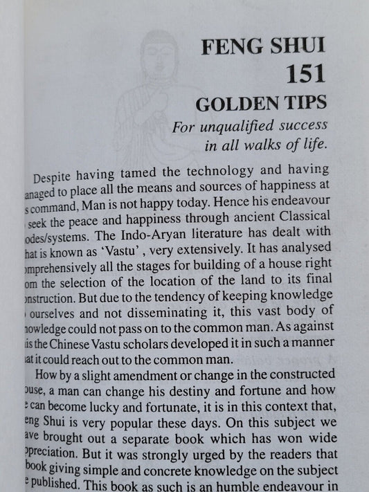 Feng Shui 151 Golden Tips Family Health Wealth Happiness Book in English MQ New