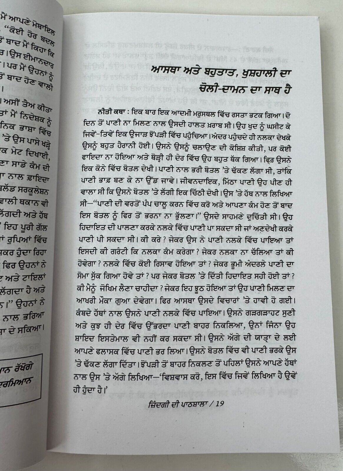 Zindagi di Pathshala by N Raghuraman Motivation Positive Energy Punjabi Book New