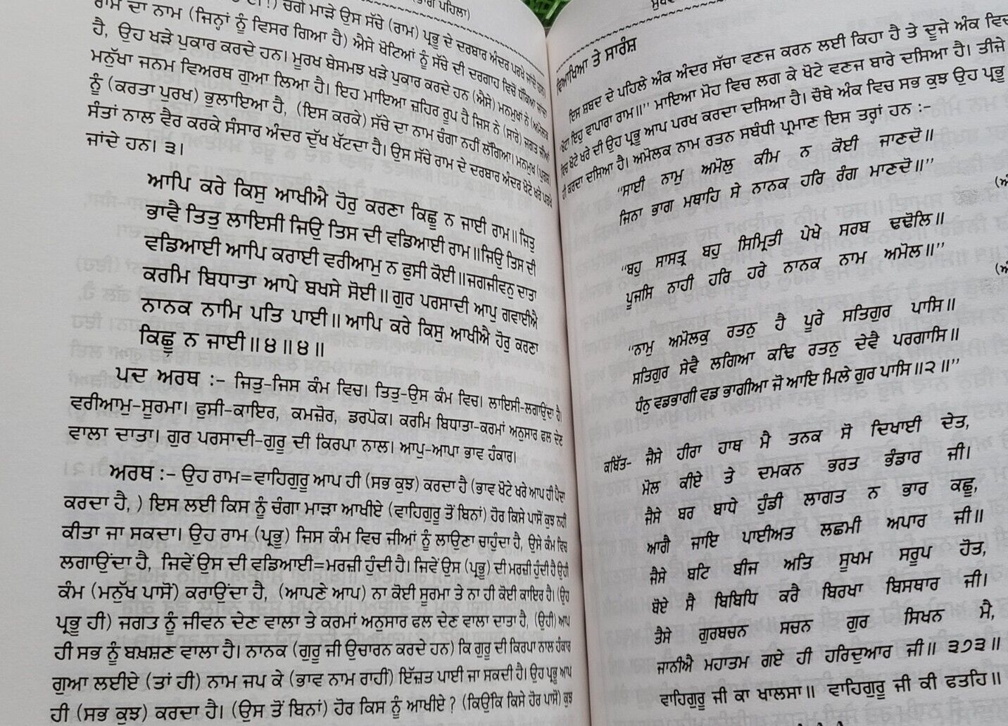 Mukh Vaak Parkash Hukamnamya di Viyakhya Part 1 Giyani Mall Singh Punjabi Book