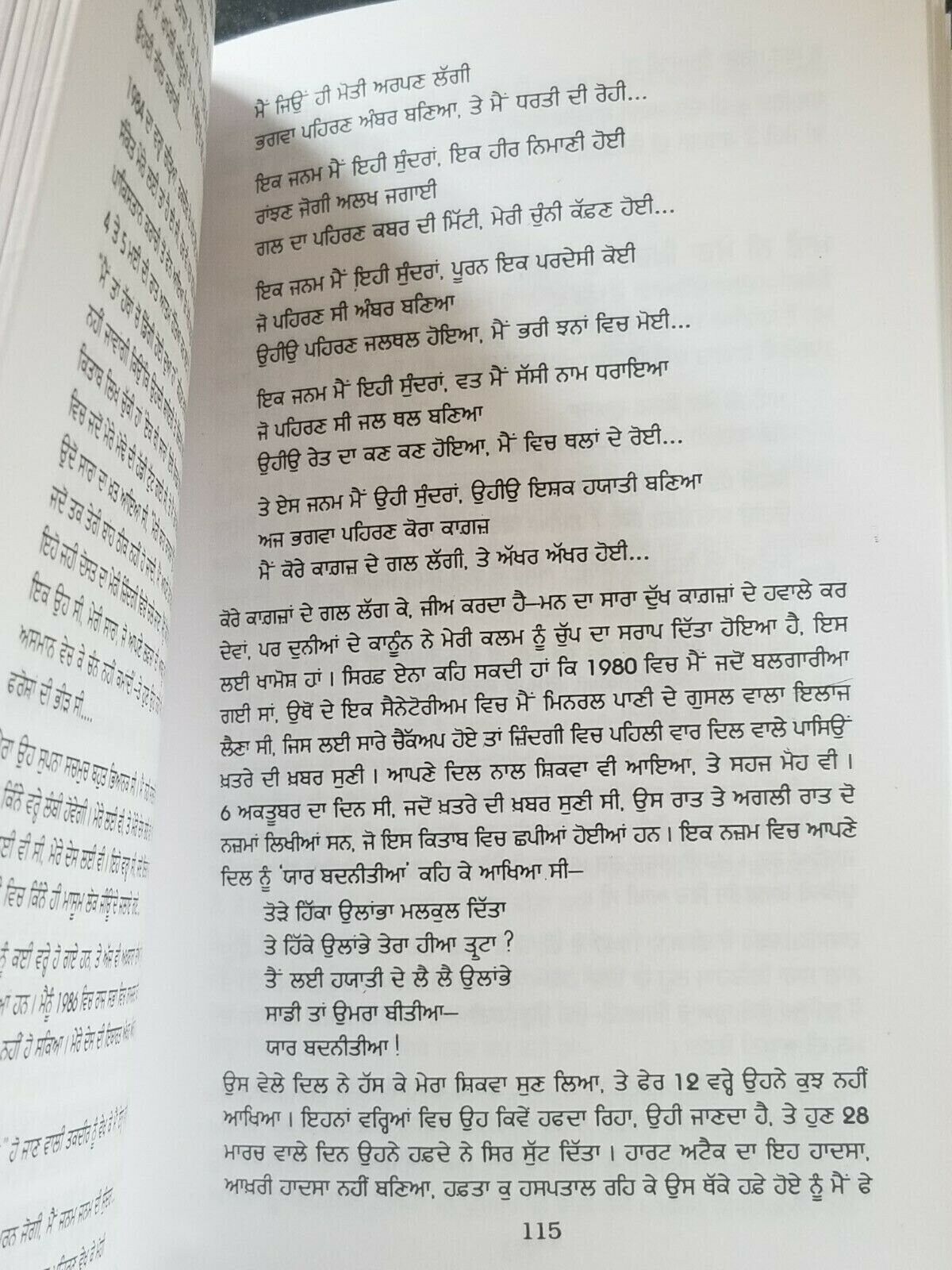 Pinjar Novel Amrita Pritam Punjabi Famous Fiction Book Paperback ਪਿੰਜਰ ਨਾਵਲ B70