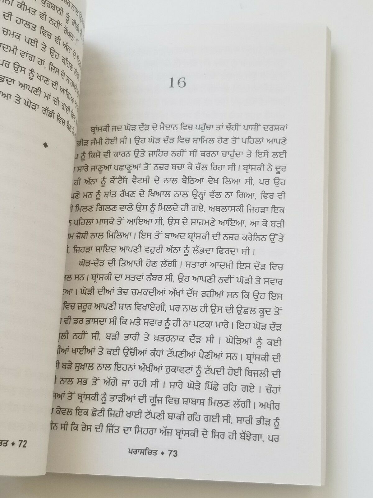 Paraschit Novel by Nanak Singh Indian Punjabi Reading Literature Book B41 New