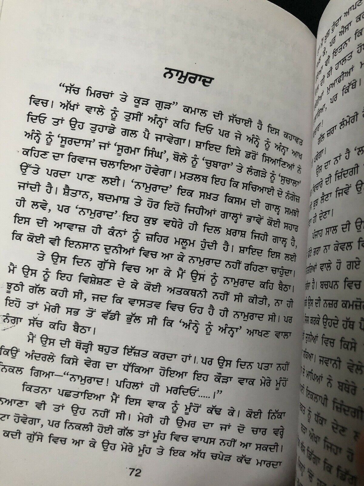 Vishvashghat Stories by Nanak Singh Indian Punjabi Reading Literature Book B46