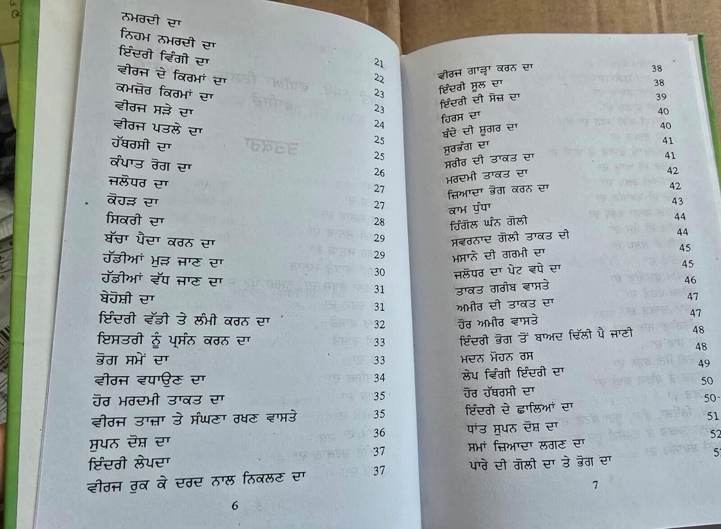 Purakh Parkash Ghar Da Vaid Tips Book Indian Cure of Various diseases Punjabi MO