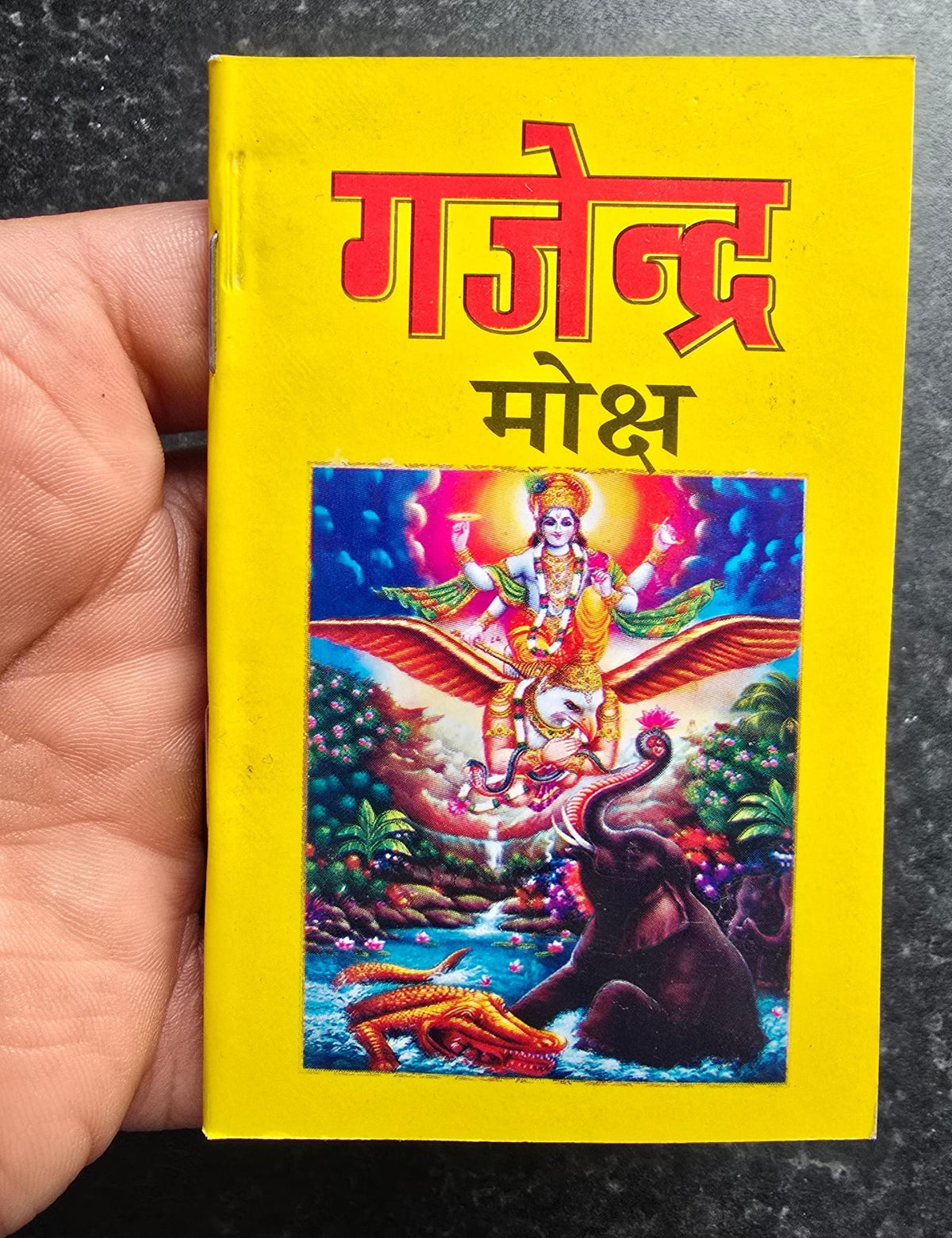 Gajendra Moksh Hindi Book Easy Translation Aarti Pocket Hindu Book Basha Teeka