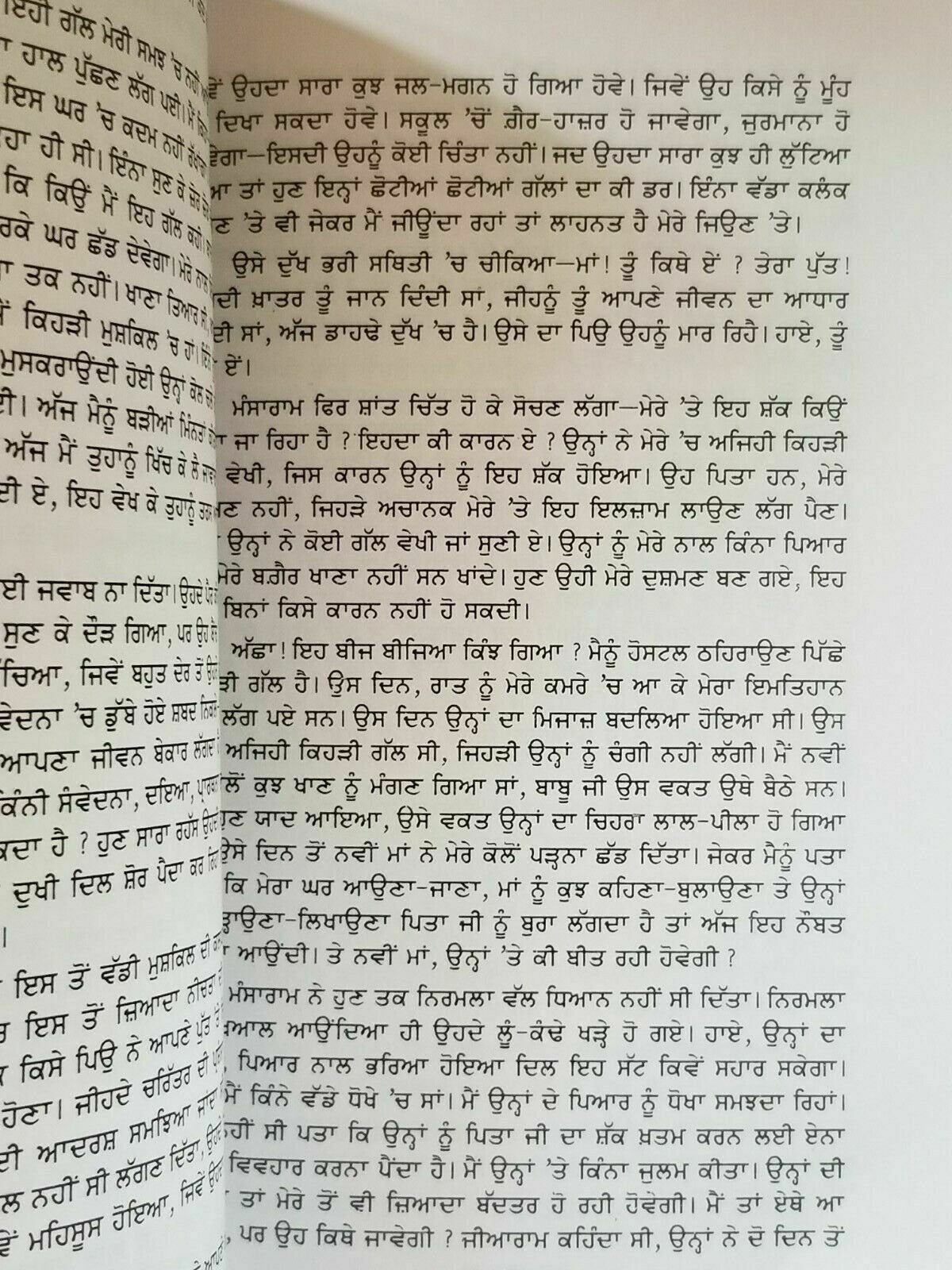 Nirmala novel munshi prem chand in punjabi reading literature book b59 panjabi