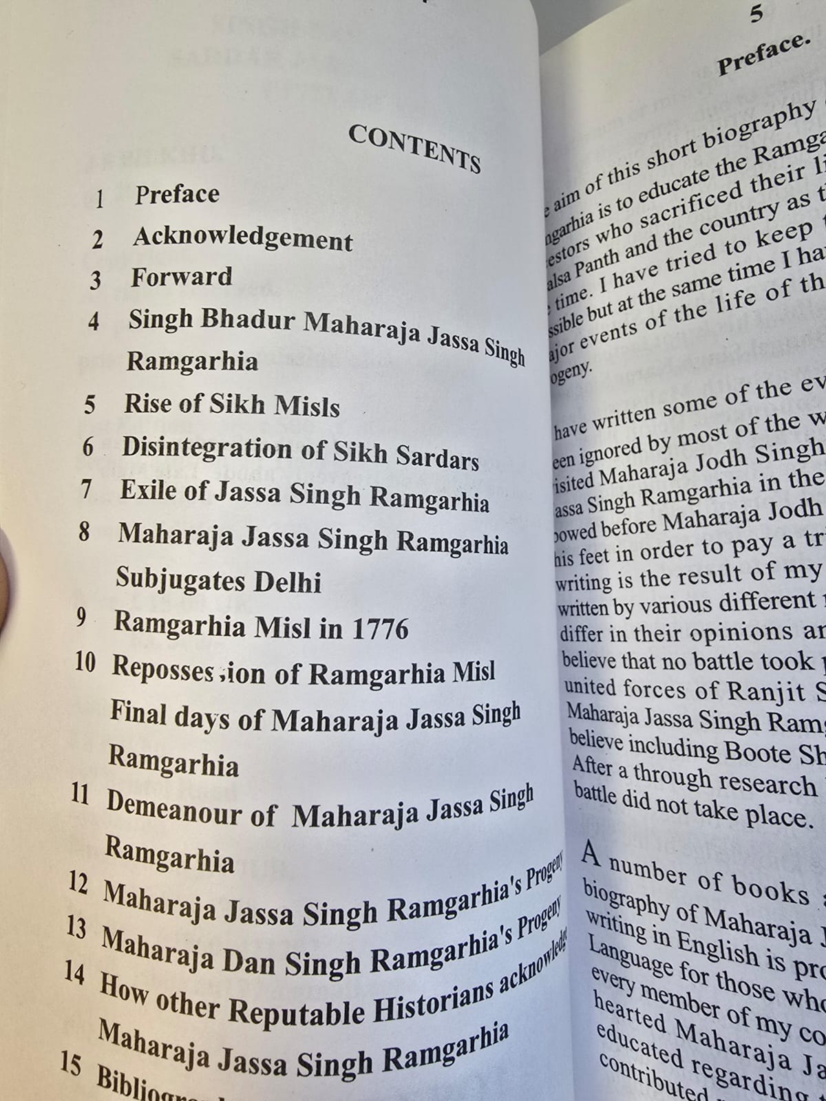 Maharaja Jassa Singh Ramgarhia by JS Bilkhu JP. sikh book in English b53 New