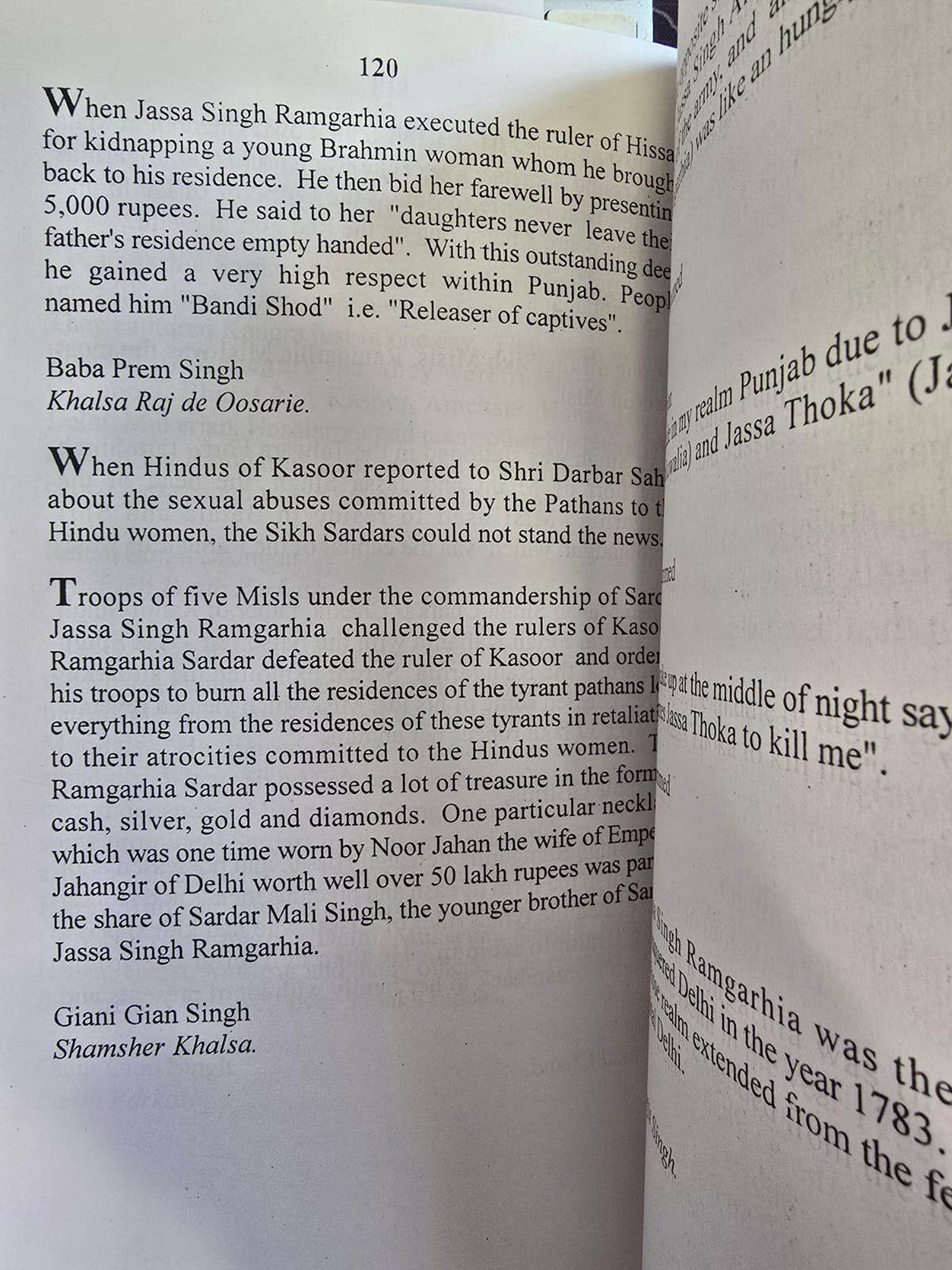 Maharaja Jassa Singh Ramgarhia by JS Bilkhu JP. sikh book in English b53 New