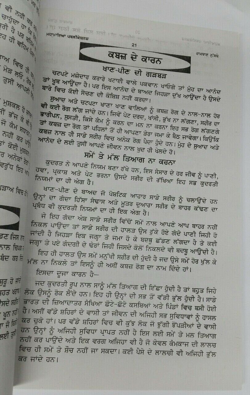 Desi Ramban Nuskhay Punjabi Book Indian Home Remedies Health Tips Panjabi Cure A