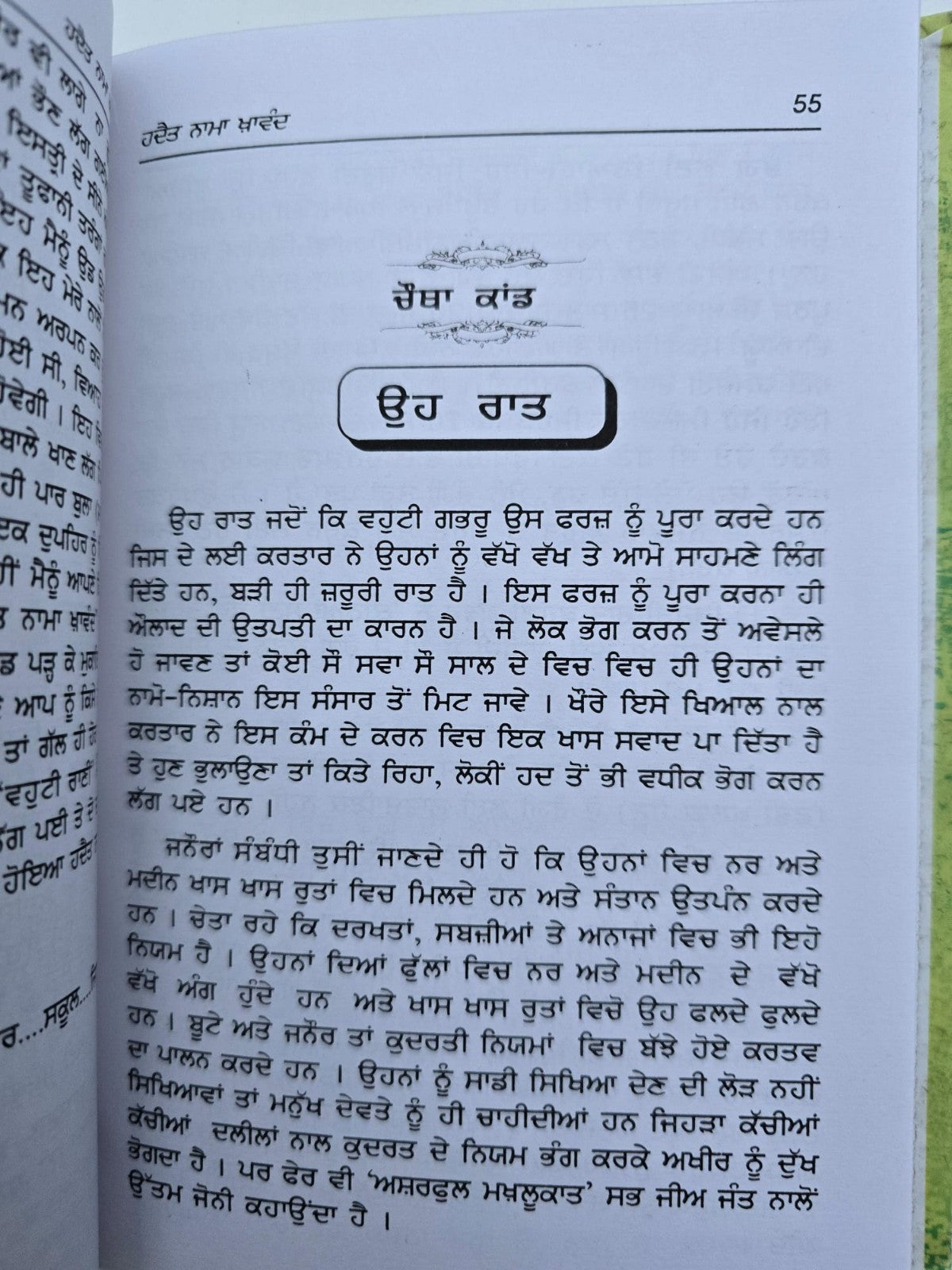 Hadat Nama Khawand Punjabi Enjoy Happy Married Life Tips Husband Gurmukhi Book M