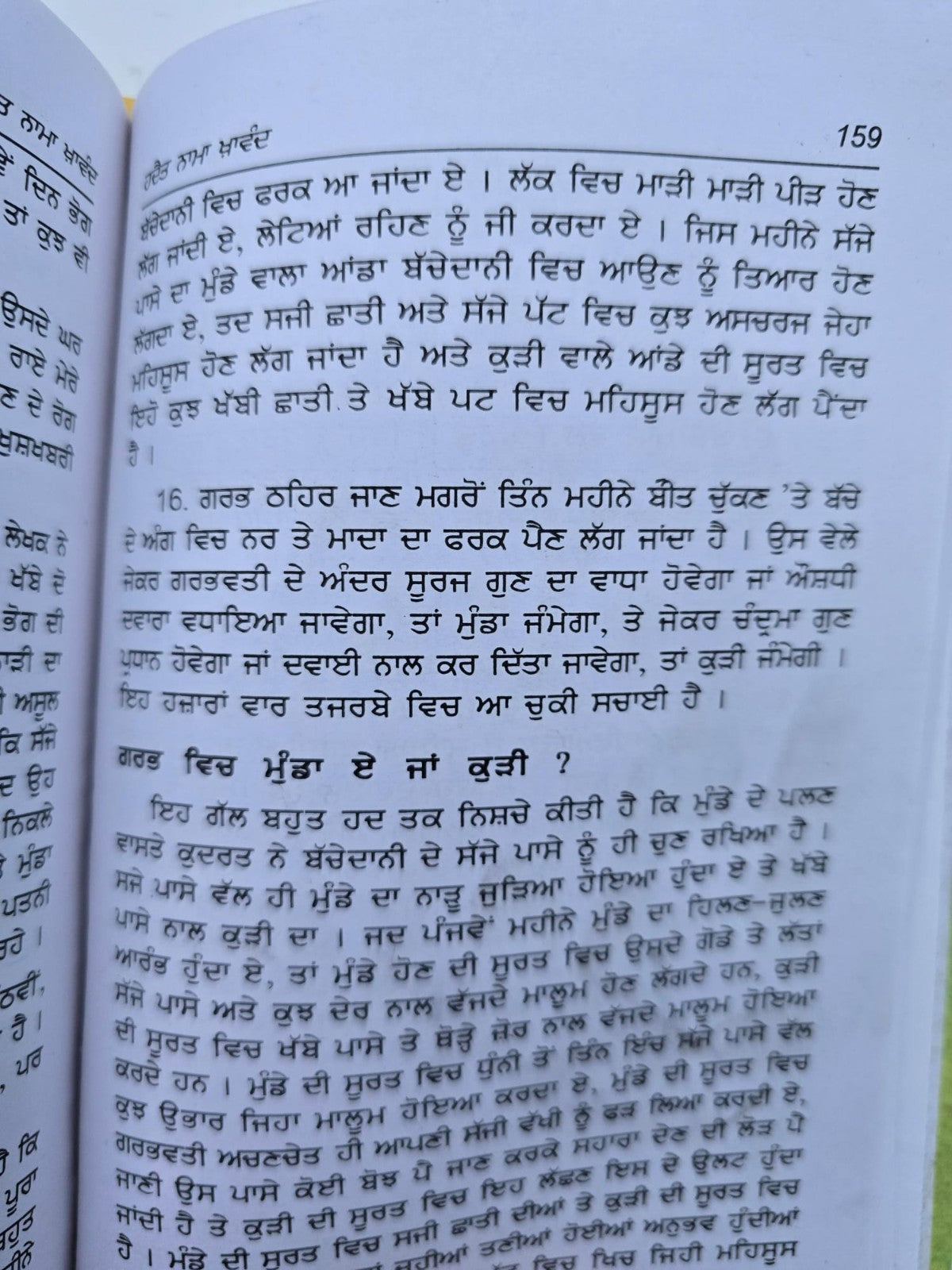 Hadat Nama Khawand Punjabi Enjoy Happy Married Life Tips Husband Gurmukhi Book M