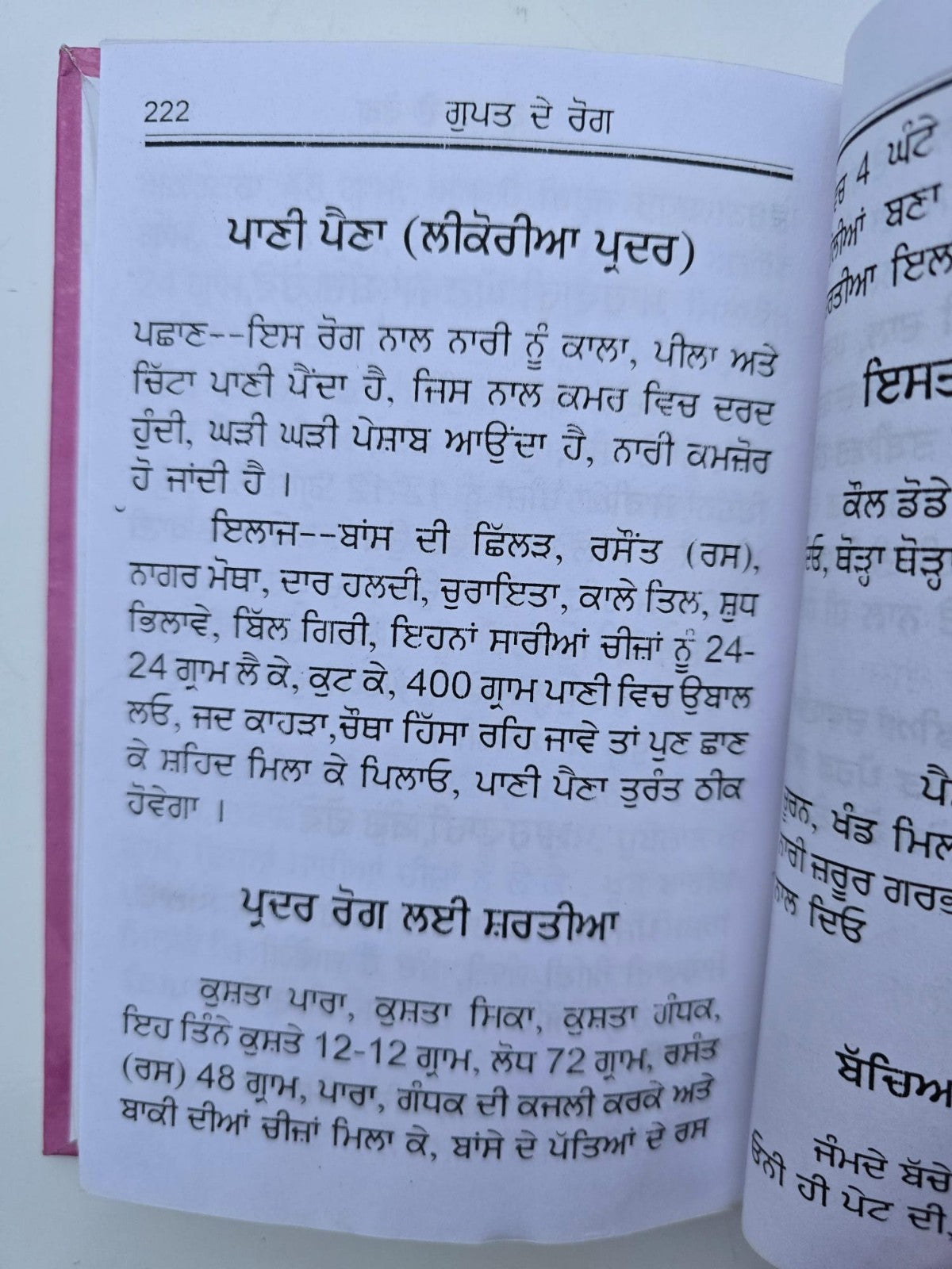 Gharelu Hakeemi Totke Dhanantar Vaid Desi Home Remedies Punjabi Gurmukhi Book M