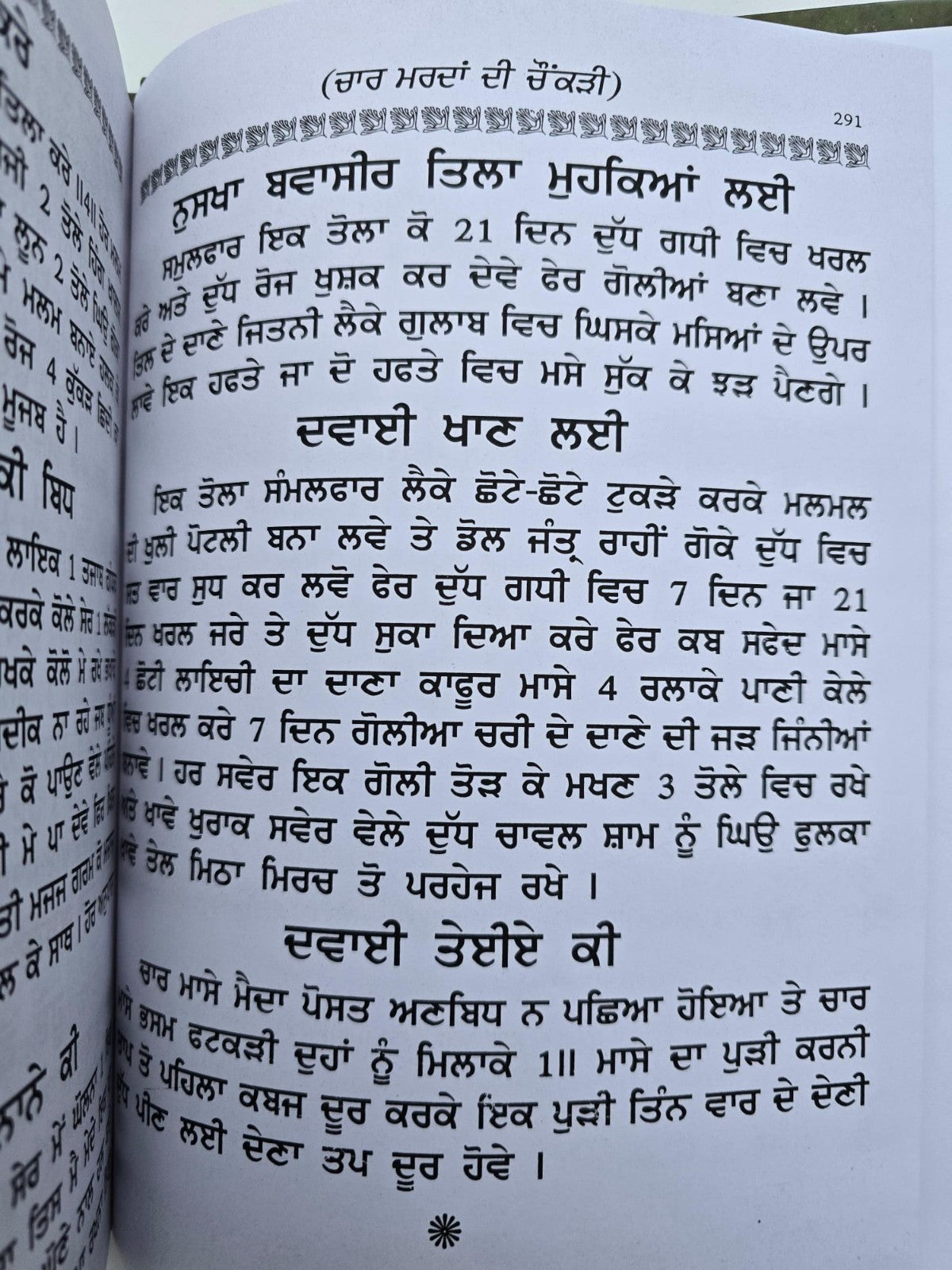 Hikmat Di Lajawab Pustak Desi Gharelu Nuskhe Herbal Remedies Punjabi Book MD22