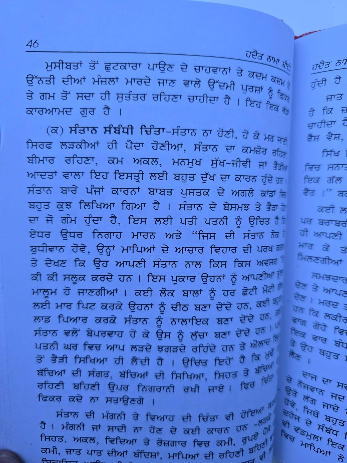 Hadat Nama Bibi Punjabi Enjoy Happy Married Life Tips for Wife Gurmukhi Book New